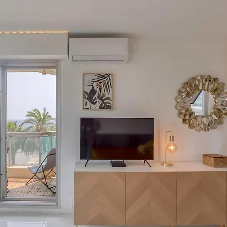 דירה C3 Staywiz Us - Facing Sea And - Wifi, Ac, Terrace קאן
